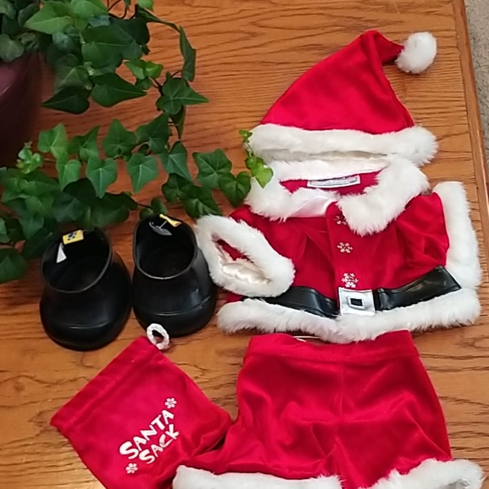 🧸 3/ $20 🧸 Build-A-Bear Santa Christmas Outfit